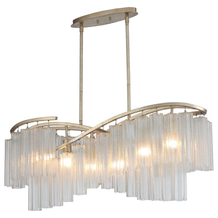 Maxim Victoria 6 Light Linear Chandelier 39579WFLGS